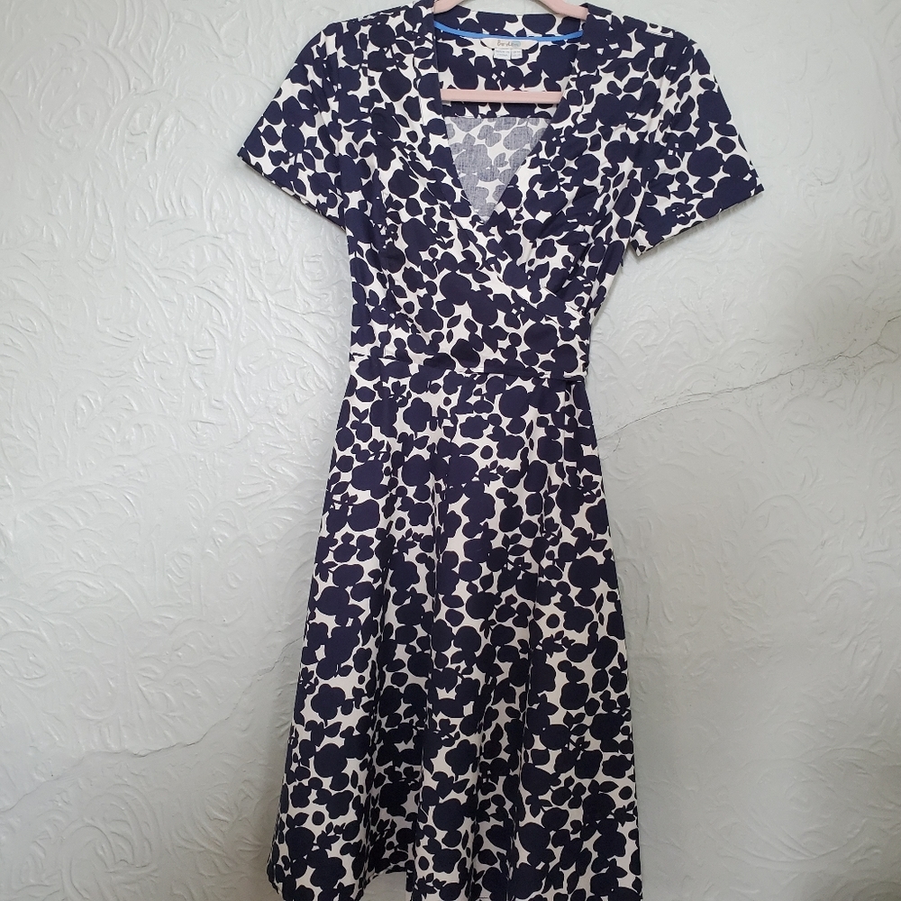 Boden Riviera 50s Style Wrap Dress